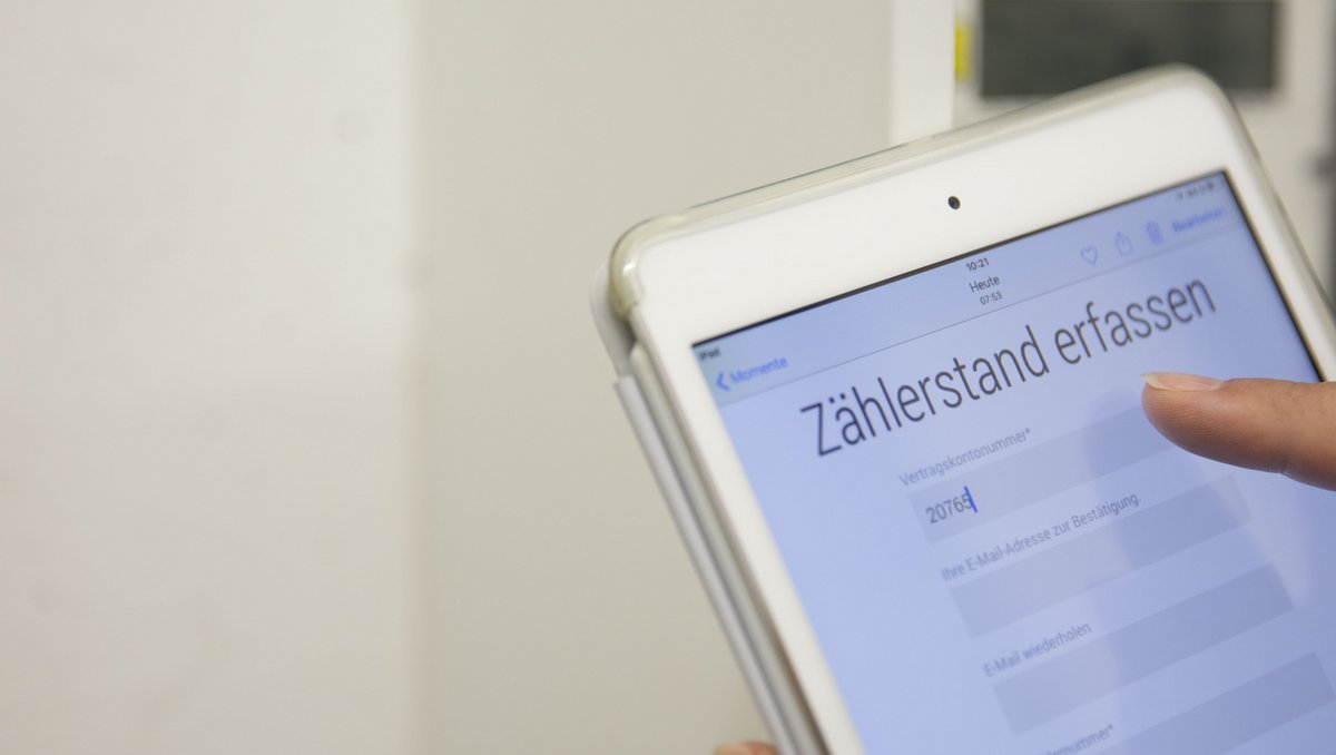Zählerstand übermitteln